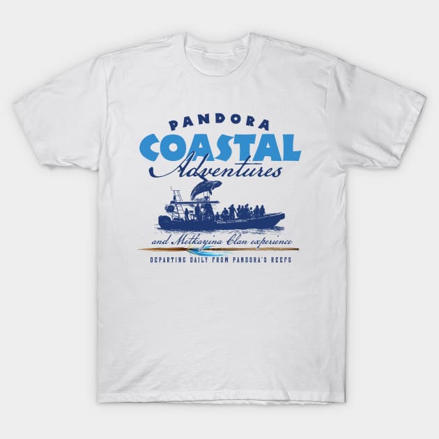 Pandora Coastal Adventures T-Shirt by MindsparkCreative